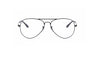 Titanium Eyeglasses Gold Shield Frame With Glasses