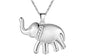 Silver Plated Fashion Elephant Style Pendant Necklace