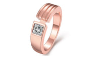 Copper Inlaid Crystal Rose Gold Plated Ring (8)