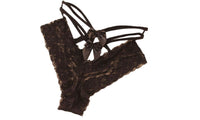 Lace Bow-knot Erotic Sexy Silk Briefs Underwear Panties - sparklingselections