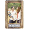 Photo Frame 4x6 for Table Top Display and Wall Mounting We are Family Theme Vertical Picture Frame Carbonized Black for Valentines Day