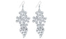 Five-leaf Grass Shape Dangle Long Earrings For Women