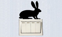 Bunny Rabbit Light Switch Vinyl Wall Decal