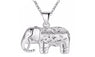 Silver Fashion Elephant Shape Pendant Necklace