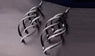 Vintage Alloy Spiral Multi-layer Big Drop Dangle Earrings