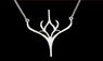 Silver Color Geometric Hollow Out Deer Pendant Necklace