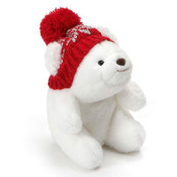 Mini Snuffles with Knit Hat Teddy Bear Stuffed Plush Teddy Bear for Valentines Day - sparklingselections