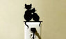 Cute Cat Light Switch Vinyl Wall Decal