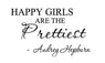 Happy Girls Art Vinyl Wall Sticker