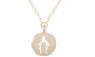 New Cutout Gold Plated Penguin Pendant Necklace