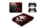 Red Skeleton Vinyl Skin Sticker For Sony PS4 Pro