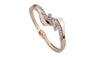 Trendy Fashion Antisymmetric Crystal Bracelet Bangle