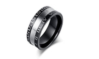 Roman Numerals Stainless Steel Ring(7,8,9)