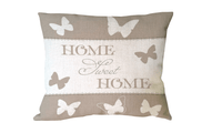 Decorative Cotton Linen Vintage Butterfly Printed Custom Throw Pillow Case - sparklingselections