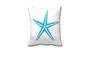 Sea Life Aqua Starfish Big Square Throw Pillow Case