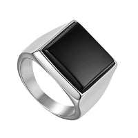 Unique Design Round Simple Atmospheric Polished Ring Men Jewelry - sparklingselections