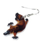 New Australian Platypus Duckbill Duck mole Dangle Drop Earrings