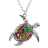 Fashion Ocean Animal Sea Turtle Metal Necklace Women Jewelry Gift