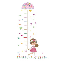 Kids Growth Chart Cartoon Nursery Home Decor Wall Art Sticker - sparklingselections