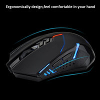 New 2000DPI Adjustable 2.4G Wireless Professional Gaming Mouse - sparklingselections
