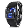 Analog-Digital Stainless Steel Sport Quartz LED Wrist Watch Luxury Running Men's Watch