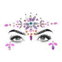 New Wedding Party Face Makeup Indian Wind Studded Forehead Sticker - sparklingselections