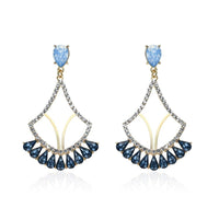 New Korean Style Luxury Rhinestone Drop Beautiful Earrings Party Jewelry - sparklingselections