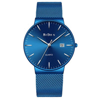 Designing Luxury Royal Blue Stainless Steel Watch For Men - sparklingselections