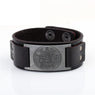 New Fashion Men's Pentagram Leather Bangles Charm Bracelets