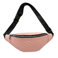 Feminine Travel Fashion Diagonal Leather Chest Bag Luxury Shoulder Bag Women/Girl Travel Shoulder Waist Bags - sparklingselections