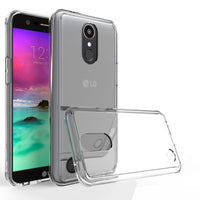 Acrylic Slim Fit Soft TPU Frame Back Cases Shockproof Clear Phone Cover For LG - sparklingselections