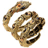 Women Armlet Upper Arm Cuff Snake Bracelet Crystal Bangle Jewelry