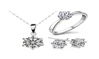 Beautiful Silver Fashion Jewellery Sets for Women - sparklingselections