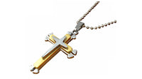 Trendy Stainless Steel Cross Pendant Necklace