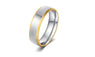 Clear Smooth Stainless Steel Rings For Women (7,8,9)