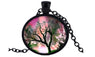 Simple Style Dreamlike Tree of Life Pattern Pendant Necklace