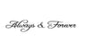 Always and Forever Quote Vinyl Wall Sticker
