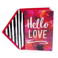 Valentine's' Day Card (Hello Love) - sparklingselections