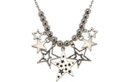 Lucky Star Tibetan Silver Pendant Necklace