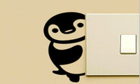 Super Cute Penguin Light Switch Vinyl Wall Decal