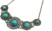 Beautiful Blue Stone Necklace For Women - sparklingselections