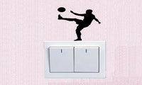 Kick Football Fashion Sport Vinyl Switch Sticker