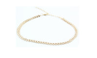 Simple Fashion Gold Color Choker Bib Bar Necklace for Women