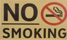 No Smoking Commonweal Poster Wall Sticker