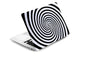 Ultra Thin Light Weight Zebra Circle Pattern Laptop Hard Case