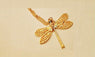 Dragonfly Pendant Long Chain Necklace For Women