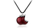 Crystal Poison Apple Pendant Necklace