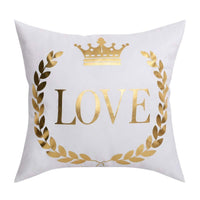 Throw Pillow Cover Love Pattern Pillow Case Throw Cushion Cover for Sofa Couch Bed Car Set Pillowcase Home Decor - sparklingselections