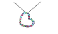 Austrian Crystal Heart Pendant Necklace