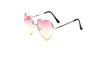 2020 New Reflective Lenses Heart Shaped Mirror Sunglasses For Adult Fashion Women or Men Glasses